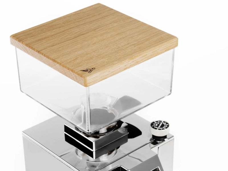Eureka Wood Lid Coffee Hopper - Brewspire