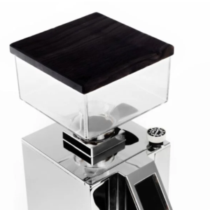 Eureka Wood Lid Coffee Hopper - Brewspire - Black